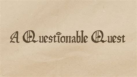 Announcing Questionable Questing Online .